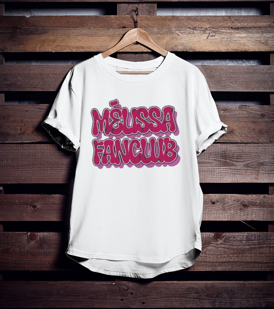 Melissa Fanclub Star Academy Plum Bubble Letters T-Shirt