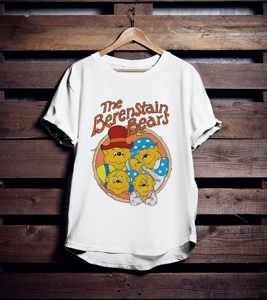 The Berenstain Bears Family Cartoon Nostalgia Vintage Style T-Shirt