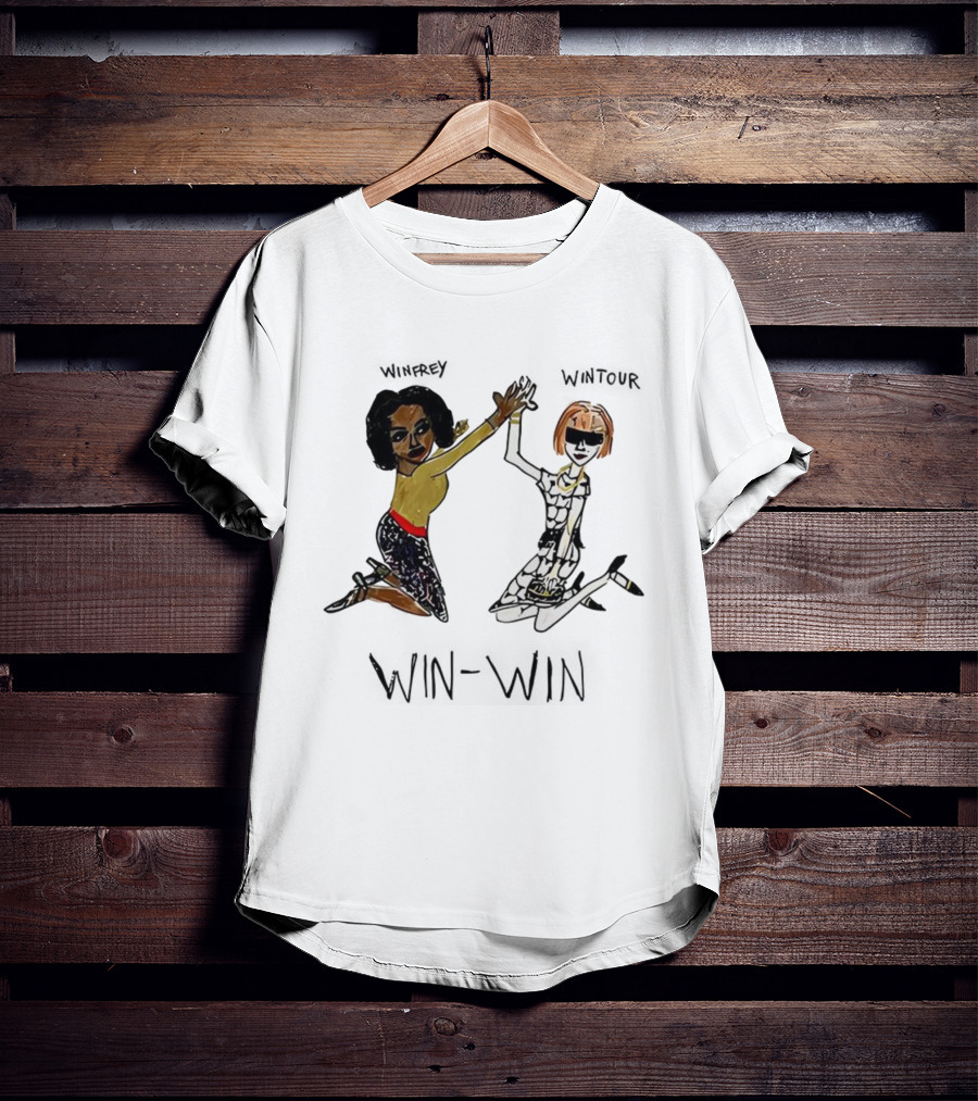 Winfrey Wintour High Five Fashion Icons T-Shirt