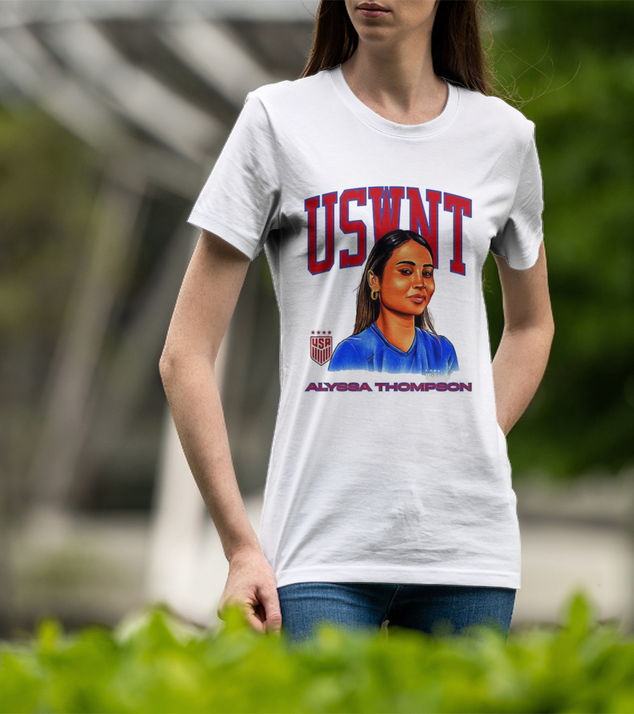 USWNT Alyssa Thompson United States Soccer Team T-Shirt