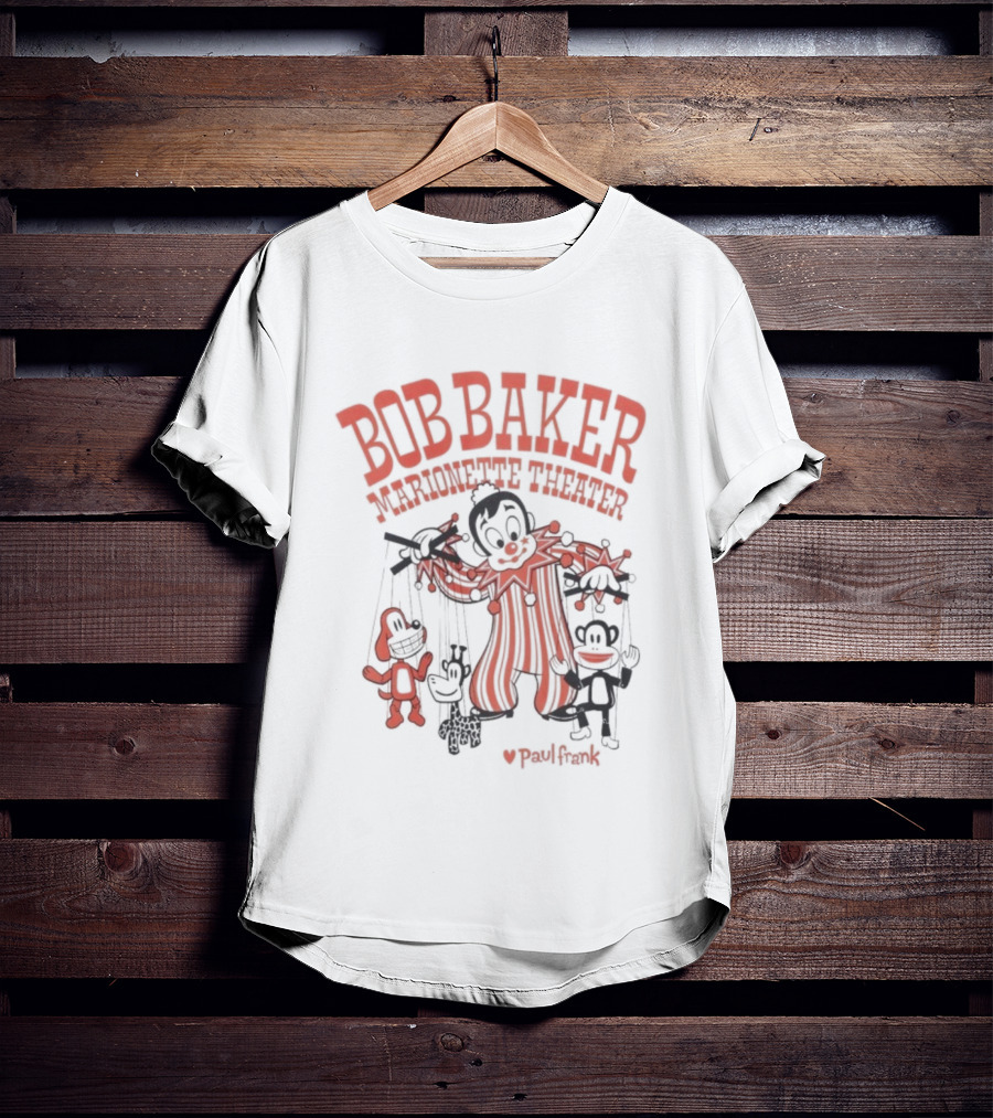 Bob Baker Marionette Theater Collaboration With Paul Frank Puppetry Characters T-Shirt