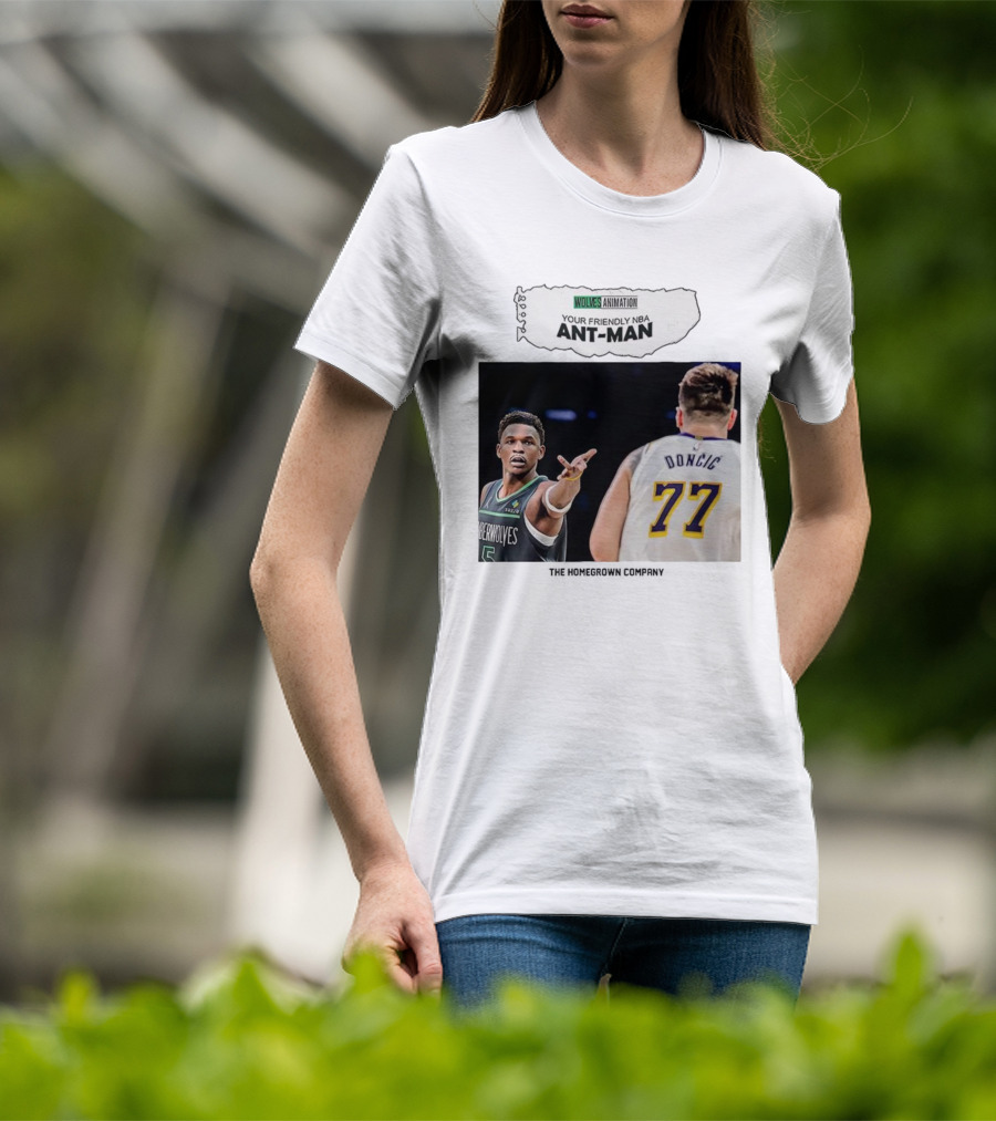 Wolves Animation Your Friendly NBA Ant-Man Dončić 77 T-Shirt