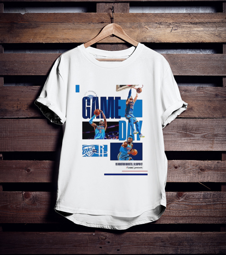 Oklahoma City Thunder Game Day NBA 2025 T-Shirt
