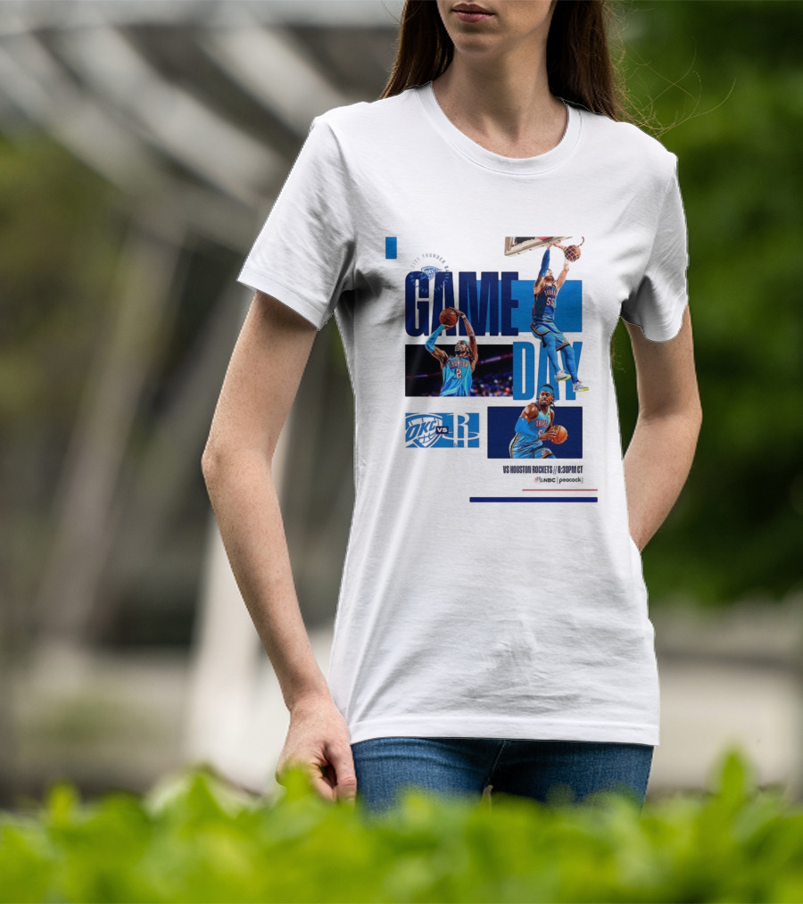Oklahoma City Thunder Game Day NBA 2025 T-Shirt