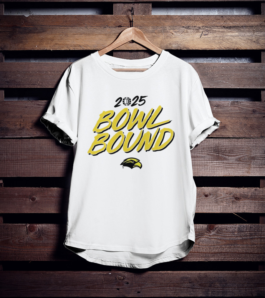 Southern Miss Golden Eagles 2025 Bowl Bound Football T-Shirt