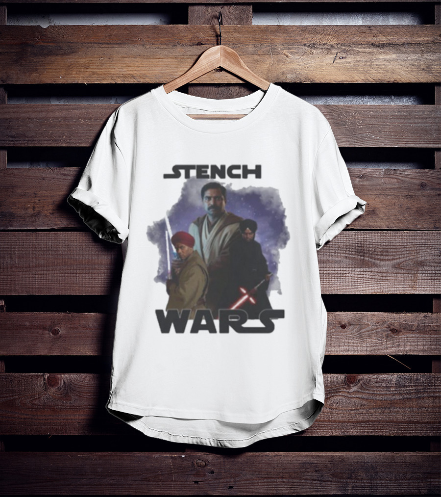 Stench Wars Star Wars Jedi And Sith Lightsaber Battle T-Shirt