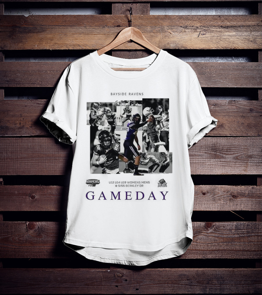 Baltimore Ravens Vs Chicago Bears NFL Rivalry 2025 Gameday T-Shirt
