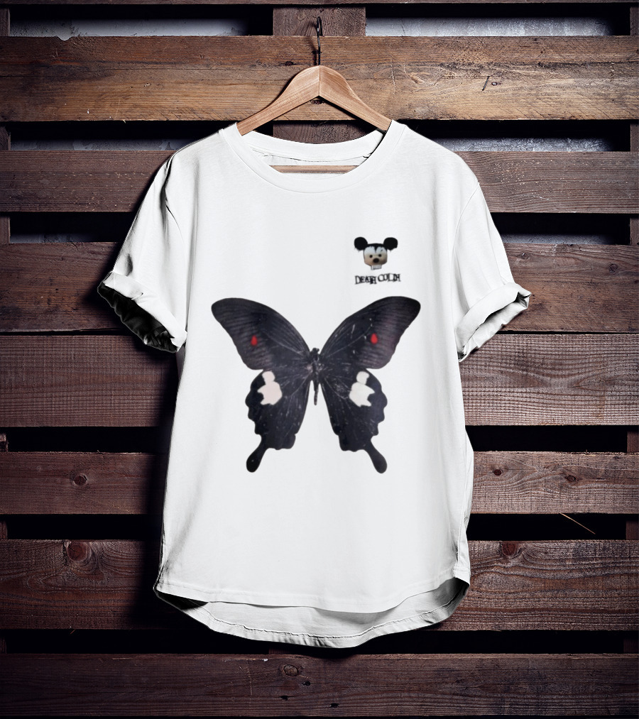 Cold Dead Butterfly Mouse Skull T-Shirt
