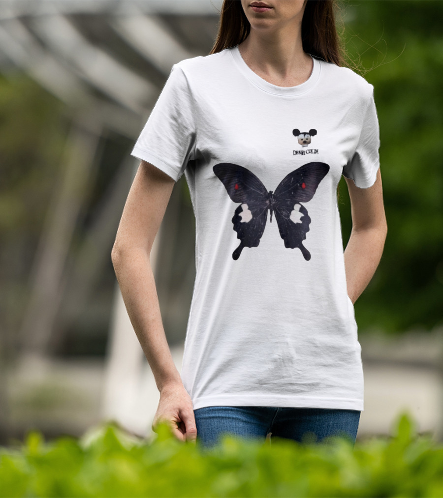 Cold Dead Butterfly Mouse Skull T-Shirt