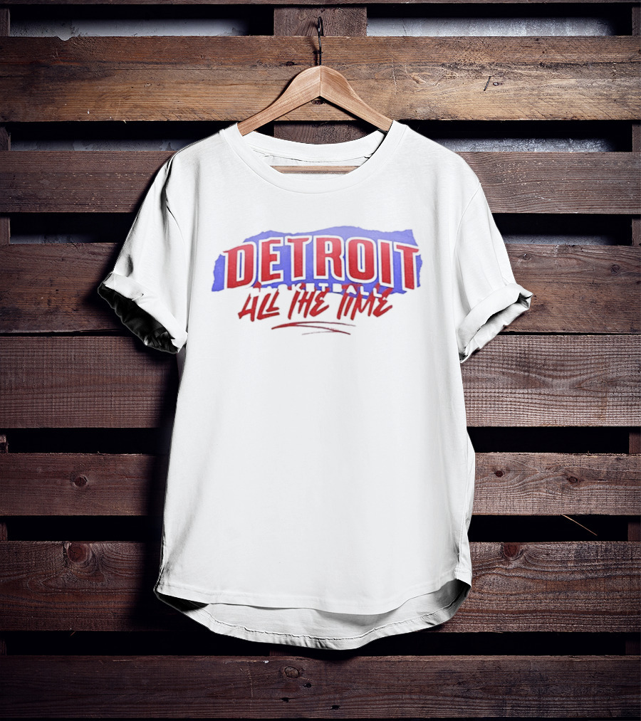 Detroit Pistons Basketball All The Time NBA Playoffs Game Day 2025 T-Shirt
