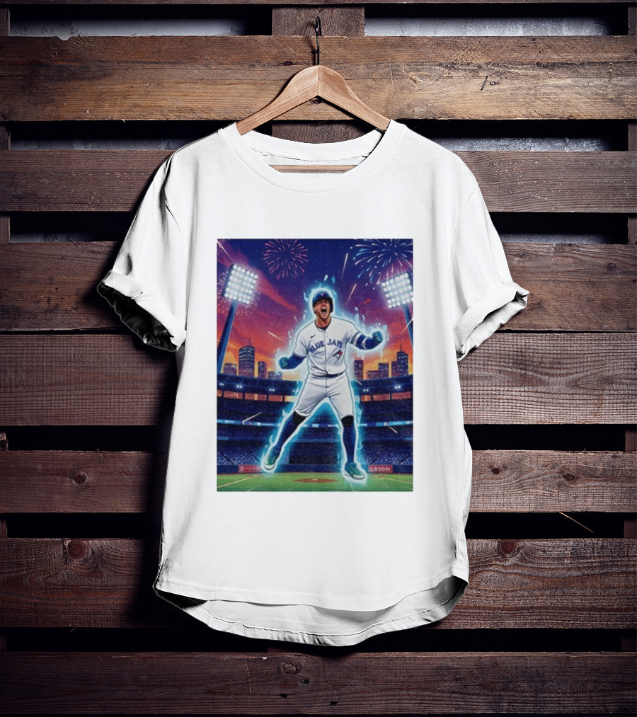 George Springer Blue Jays Fireworks Stadium Celebration Springer Dinger T-Shirt