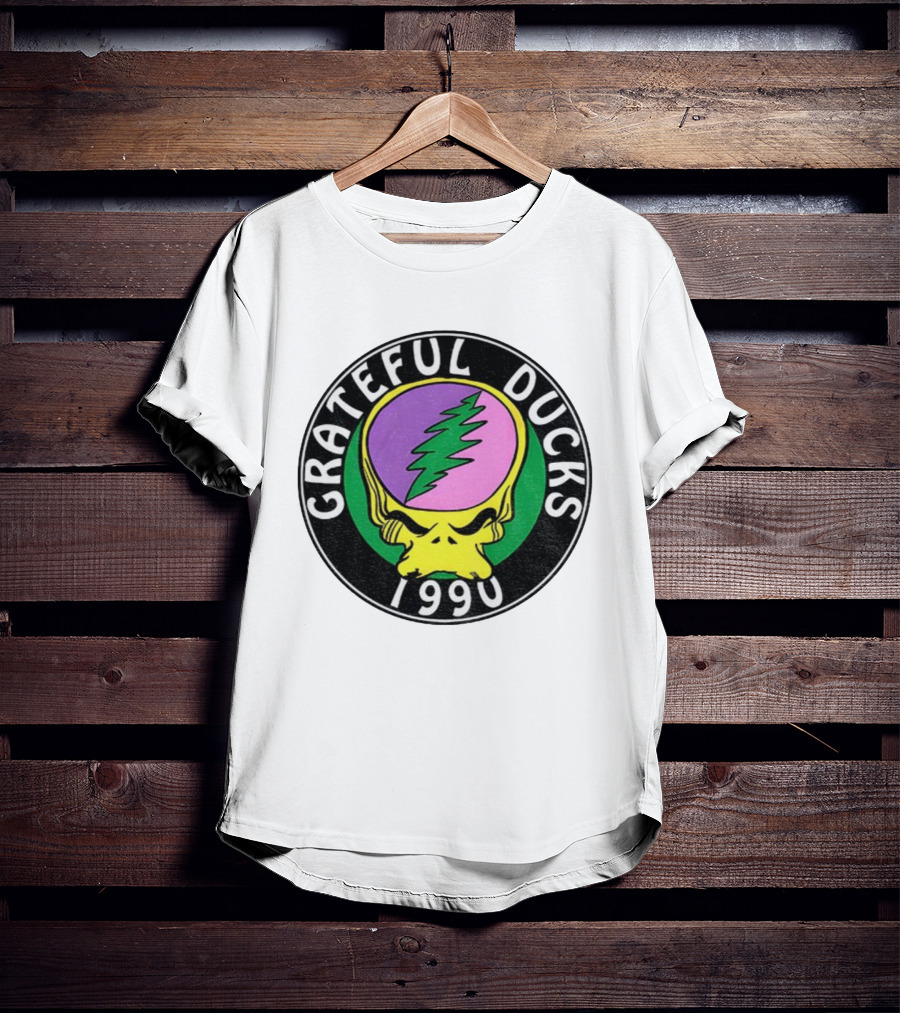 Grateful Ducks 1990 Football Game Day Grateful Dead X Oregon Ducks T-Shirt