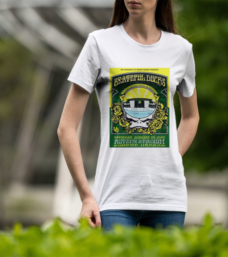 University Of Oregon Grateful Ducks One More Saturday Night Vs Wisconsin October 25 2025 Autzen Stadium Eugene T-Shirt