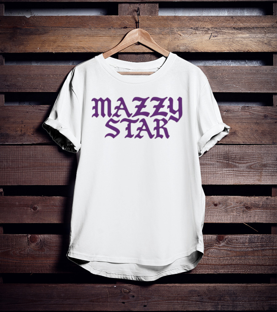Mazzy Star You Go In Shadow Purple Gothic Font T-Shirt