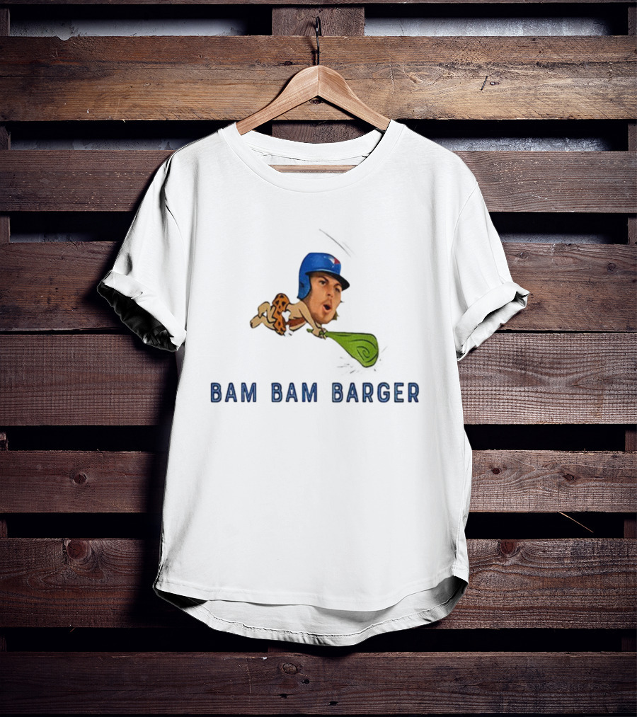 Davis Schneider Toronto Blue Jays Bam Bam Barger MLB Baseball Meme T-Shirt