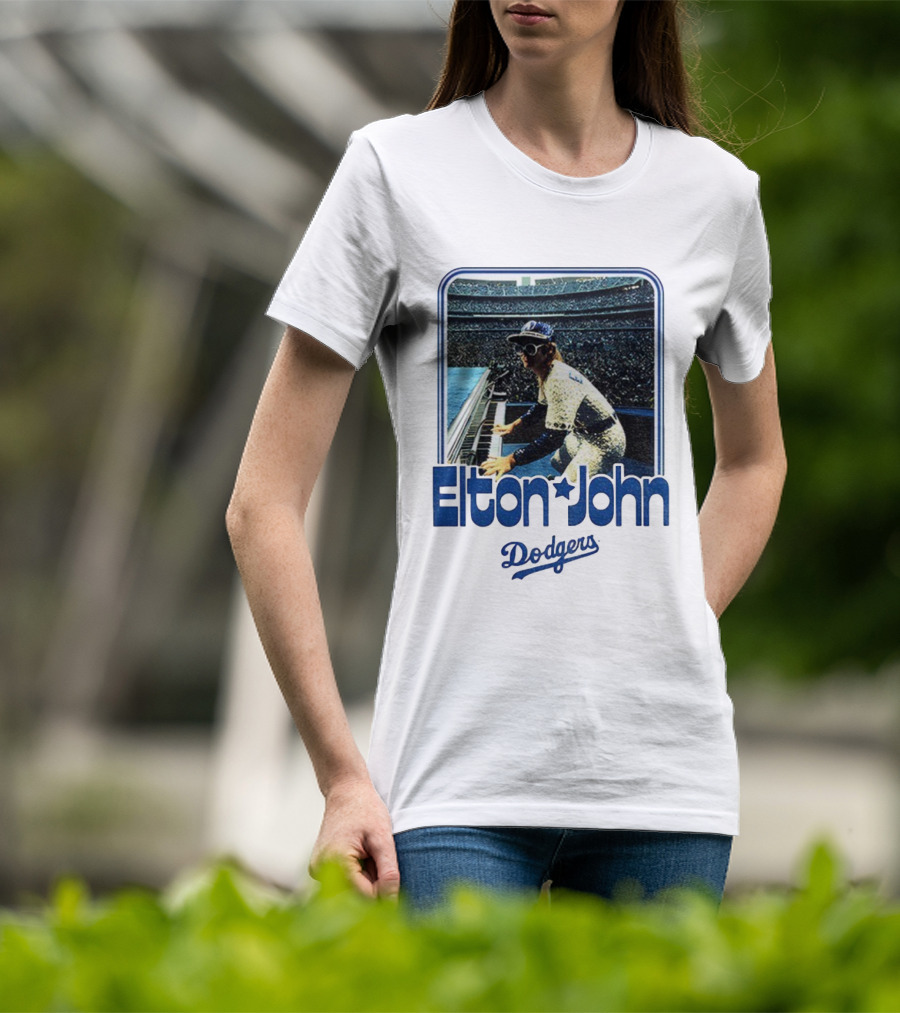 Elton John Dodgers Stadium Concert MLB Baseball Dodgers T-Shirt