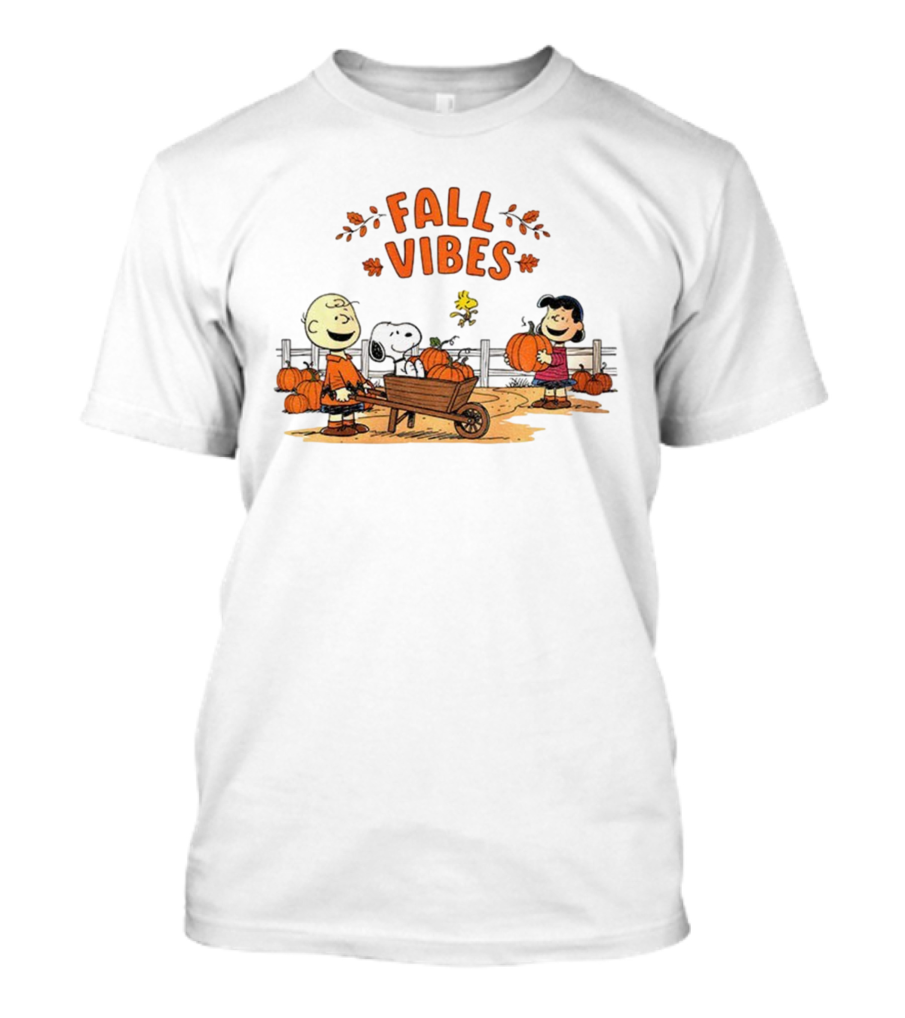 Fall Vibes Snoopy Thanksgiving Charlie Brown Pumpkin Halloween 2025 T-Shirt