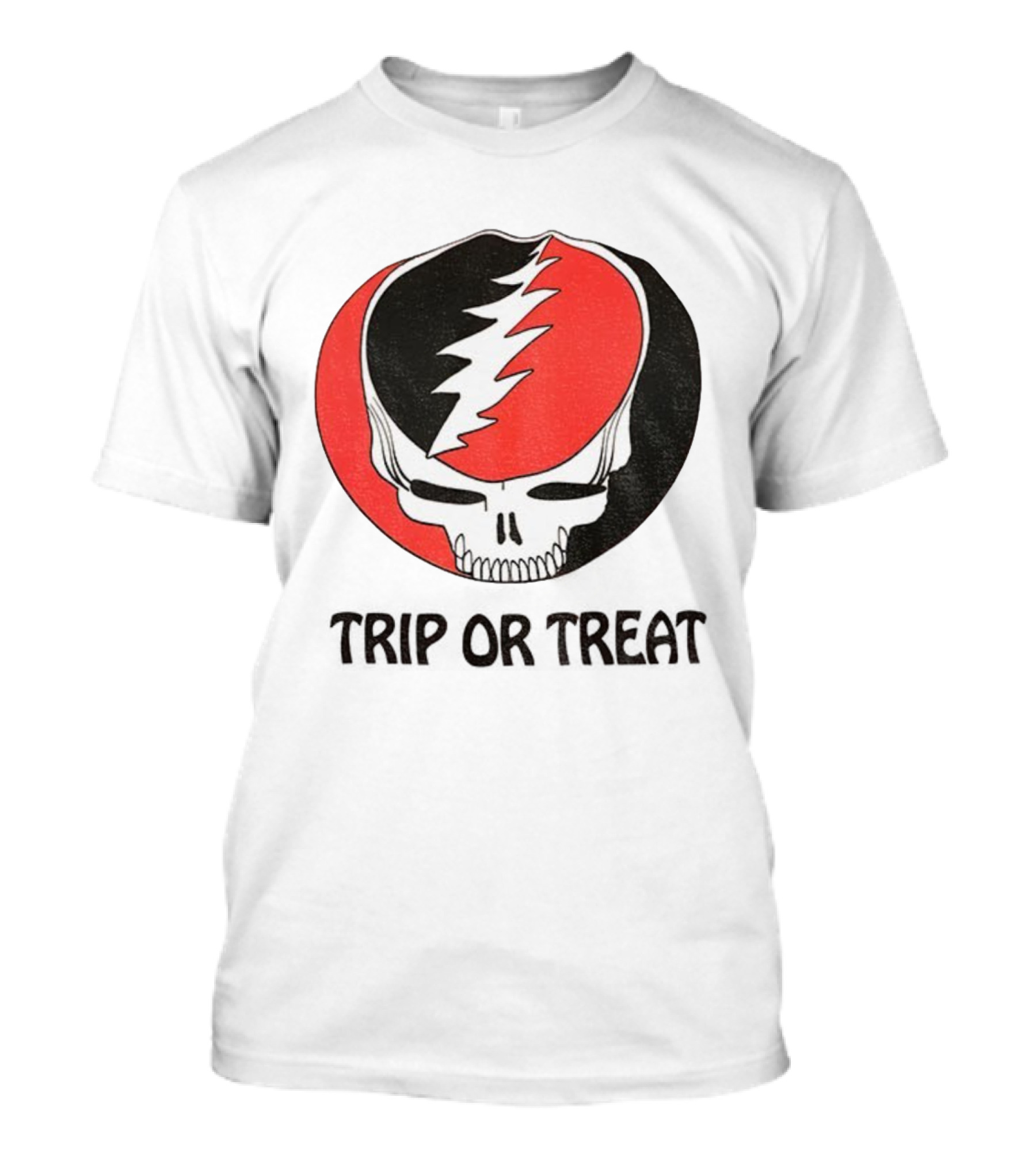 Grateful Dead Skull Trip Or Treat Halloween T-Shirt