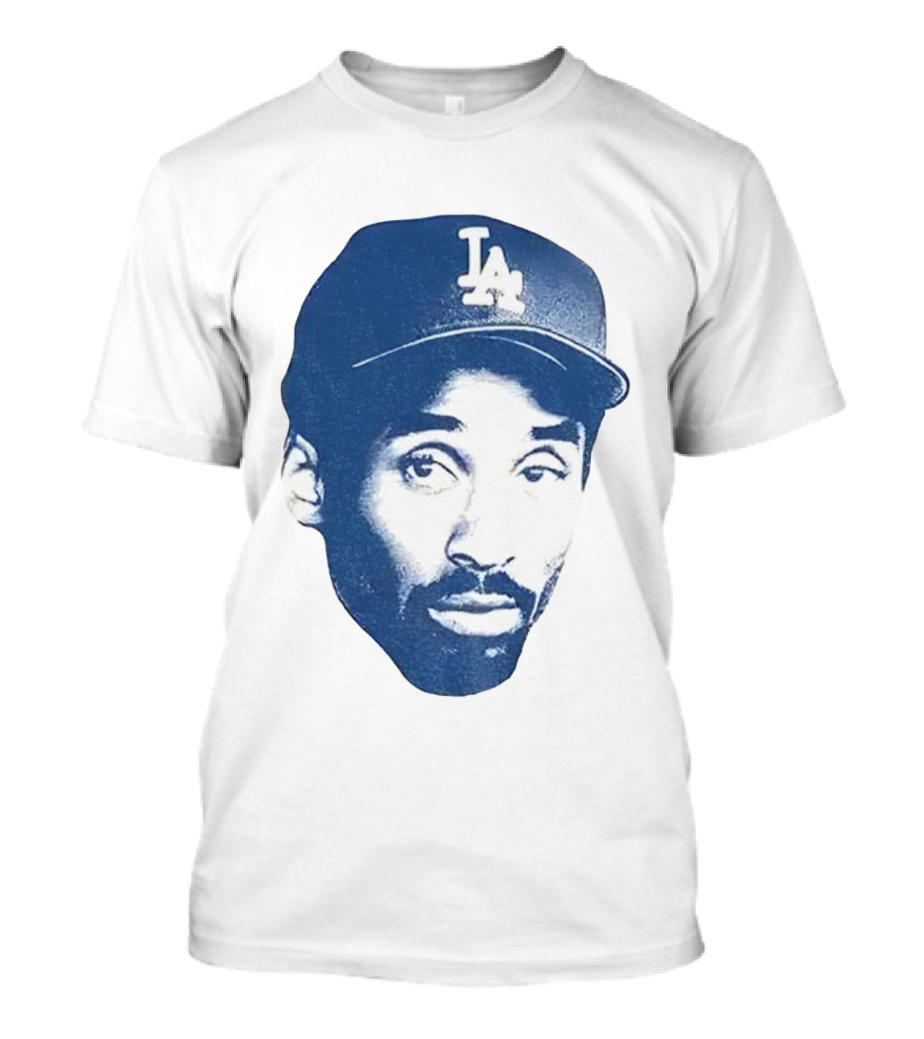 Kobe Bryant Los Angeles Dodgers MLB Vintage Big Face T-Shirt