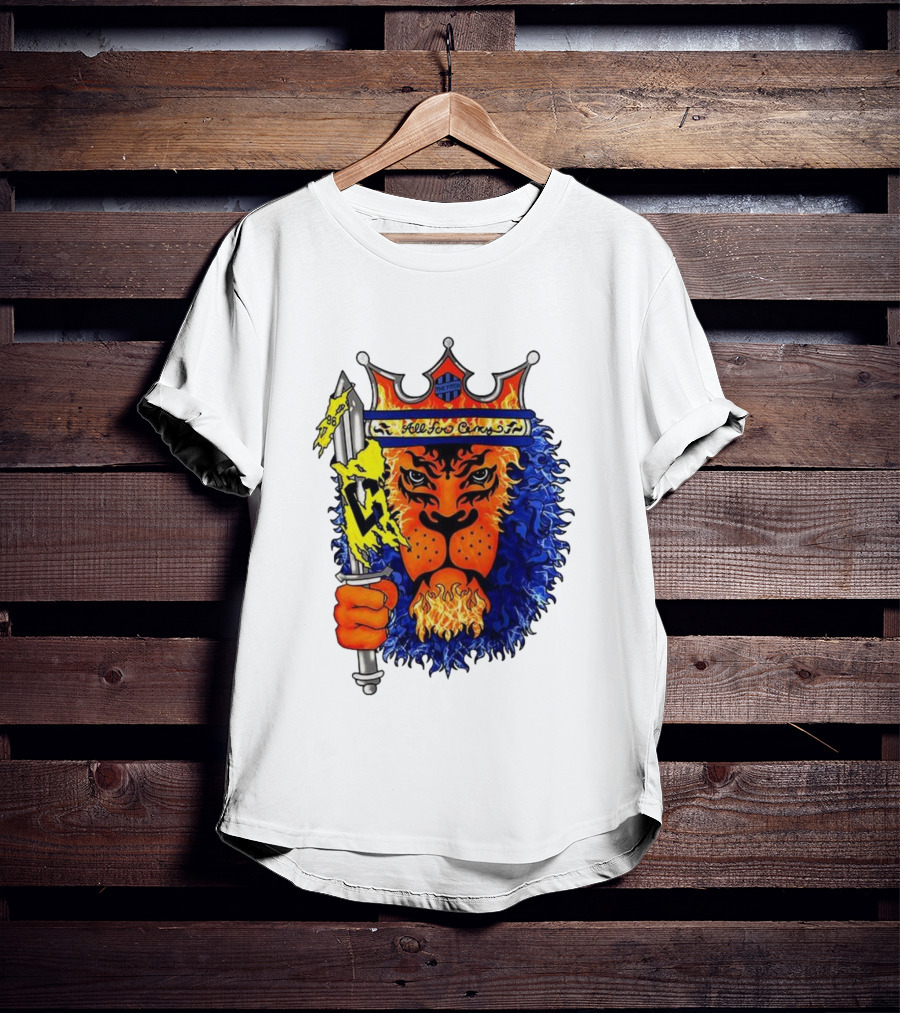 All For Cincy Lion Sword The Pride Crown Flame T-Shirt