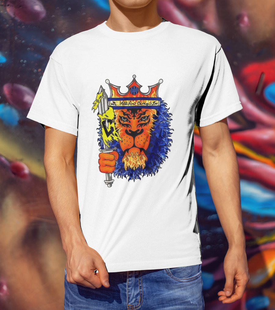 All For Cincy Lion Sword The Pride Crown Flame T-Shirt