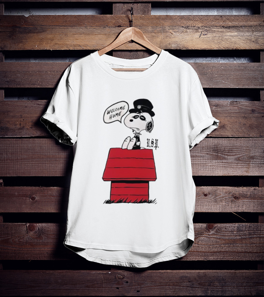 Welcome Home Snoopy Houston Peanuts Collaboration T-Shirt
