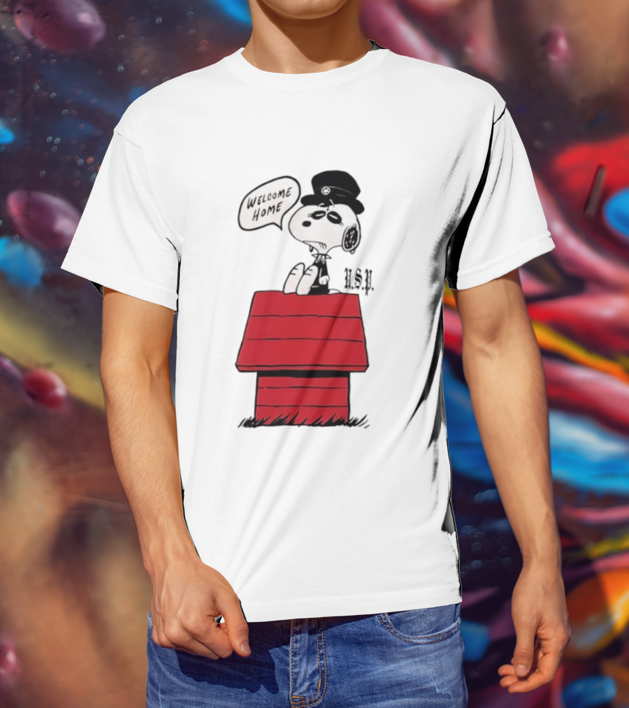 Welcome Home Snoopy Houston Peanuts Collaboration T-Shirt