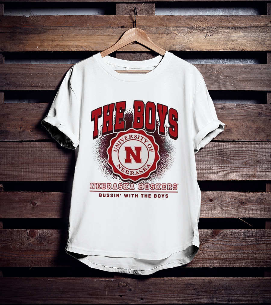 The Boys University Of Nebraska Huskers Bussin' With The Boys T-Shirt