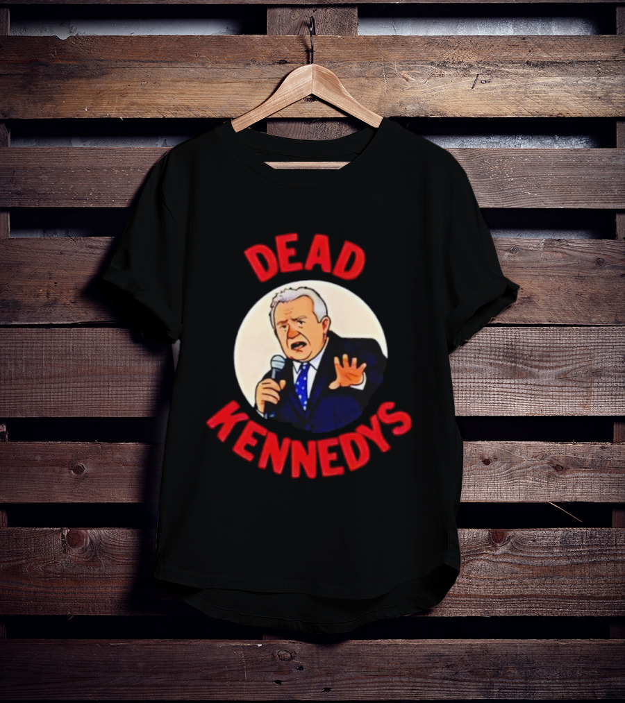 Dead Kennedys Political Parody Microphone Illustration T-Shirt