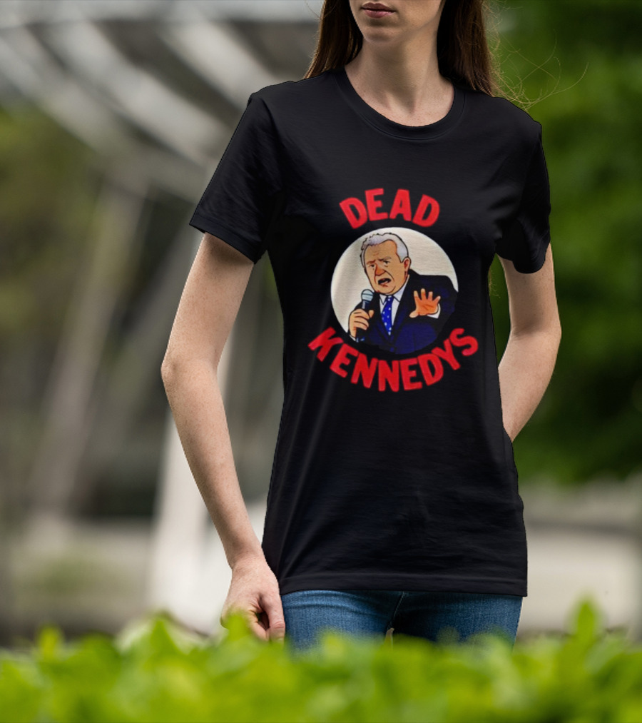 Dead Kennedys Political Parody Microphone Illustration T-Shirt
