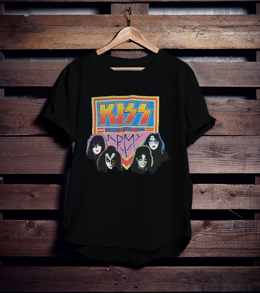 Kiss World Tour 1979 Army Klassics T-Shirt