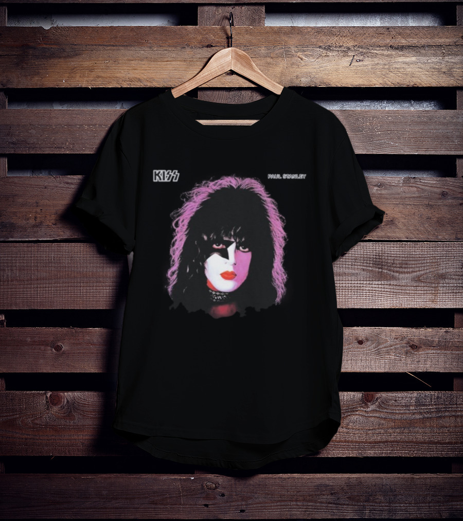 Kiss 1978 Paul Stanley Iconic Face Makeup Imagery T-Shirt