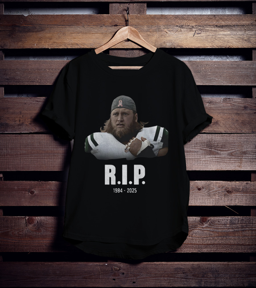 Nick Mangold New York Jets NFL R.I.P. 1984-2025 Legends Never Die T-Shirt