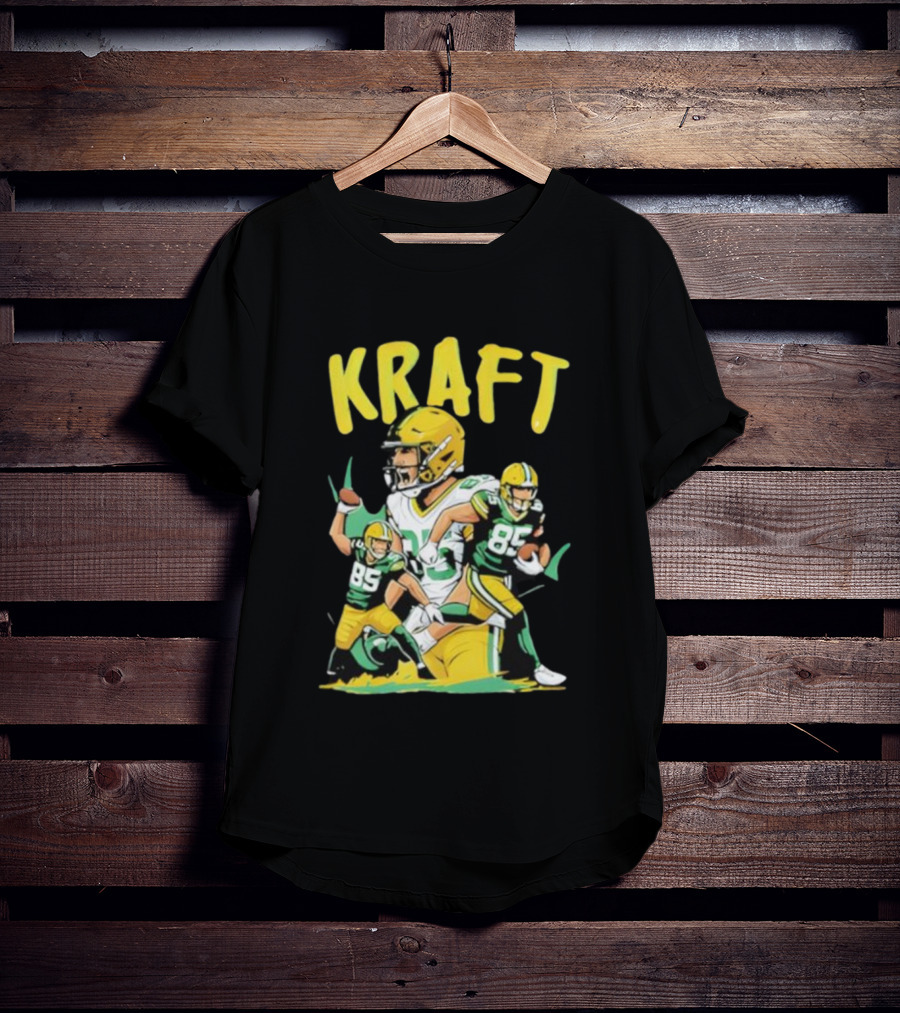 Kraft Football 85 Green Bay Packers Tucker Kraft T-Shirt