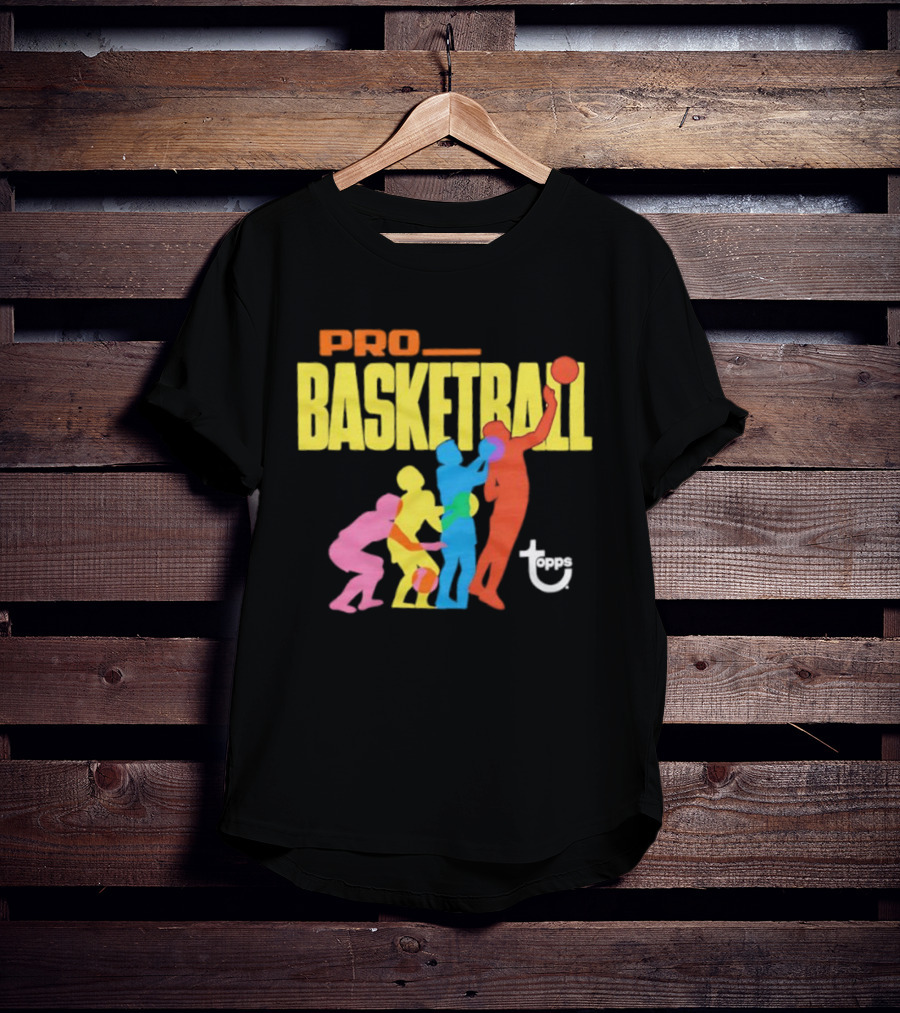 1972 Topps Pro Basketball Retro Silhouettes T-Shirt