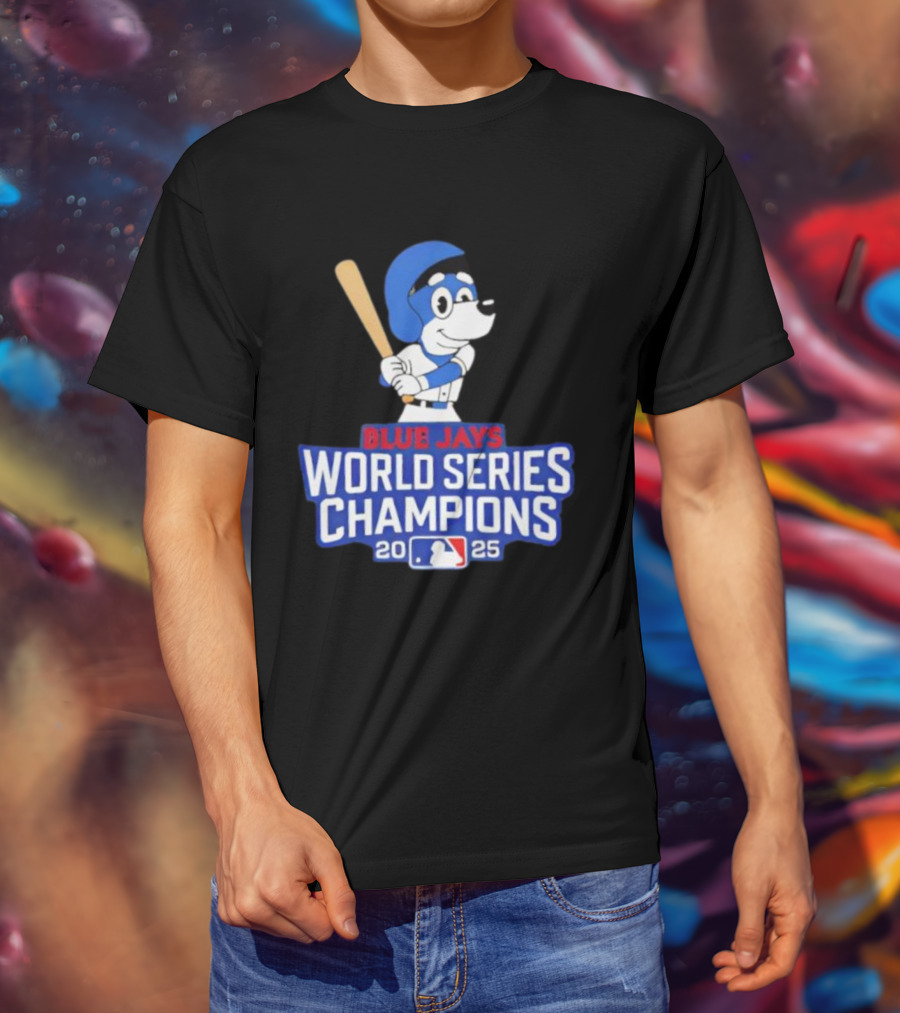 Blue Jays World Series Champions 2025 Bluey Baseball MLB T-Shirt
