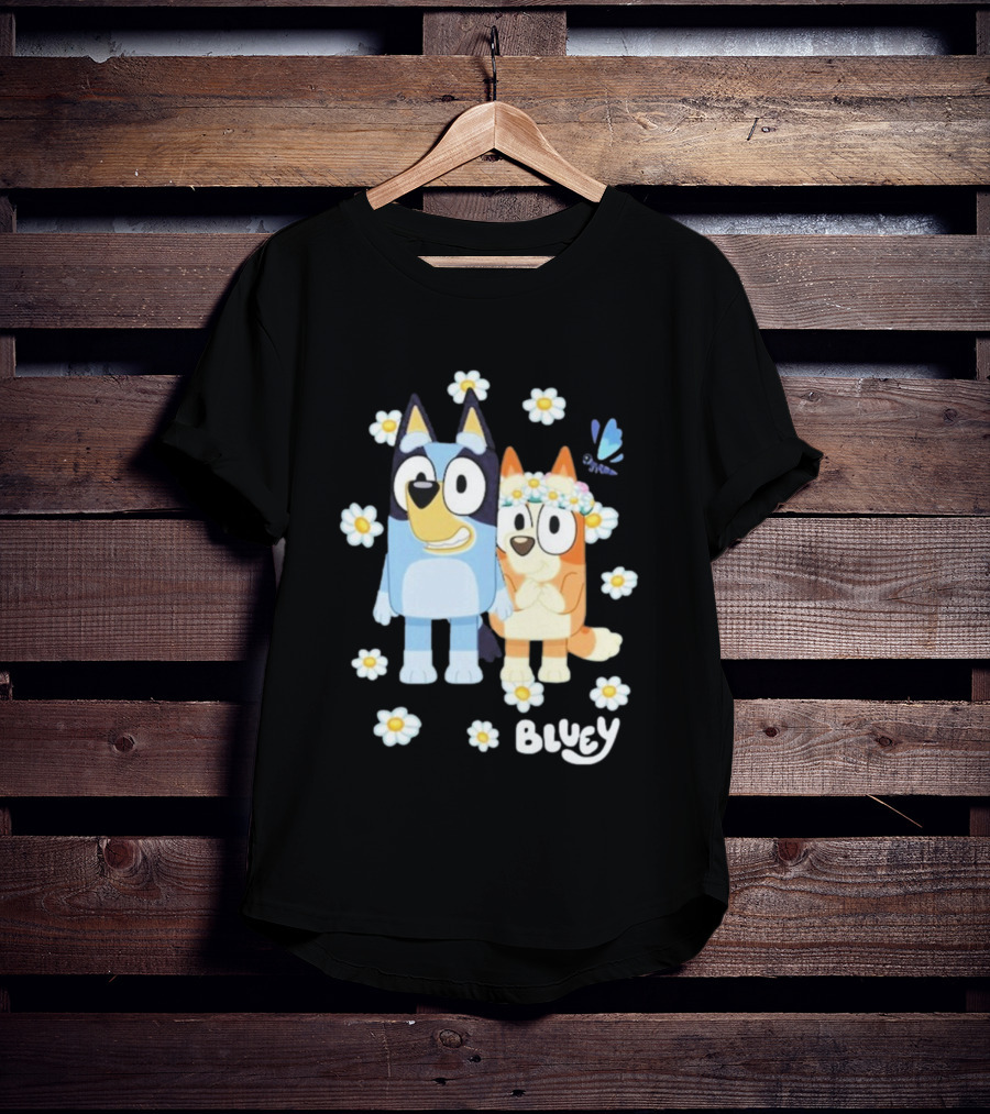 Bluey Flowers And Friends Playful Blossom Adventure T-Shirt
