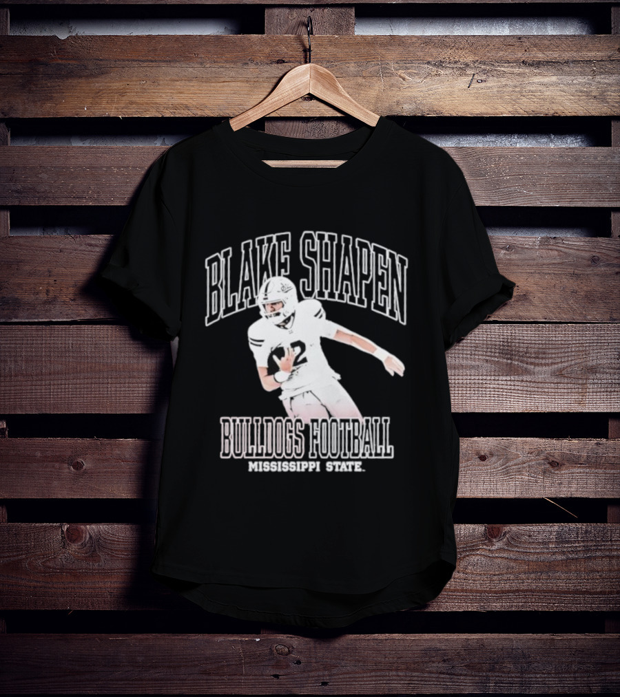 Blake Shapen Bulldogs Football Mississippi State T-Shirt