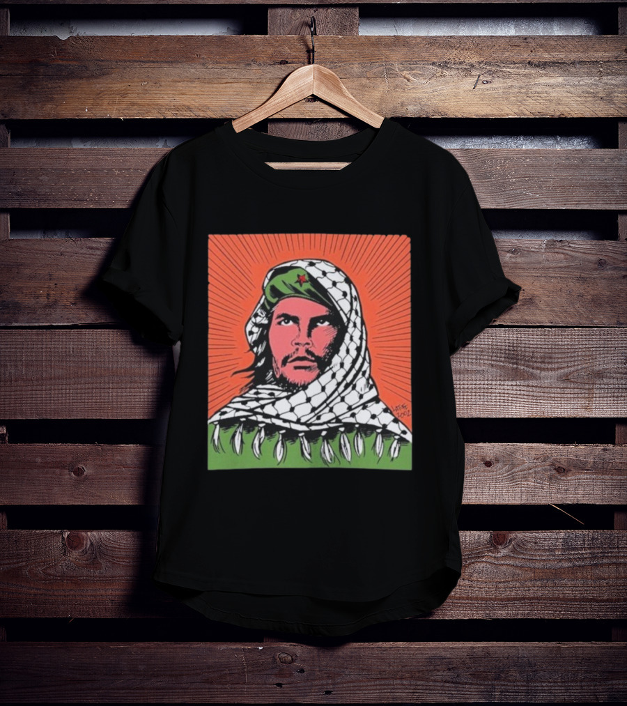 Che Guevara Keffiyeh Artistic Illustration By Latuff 2002 T-Shirt