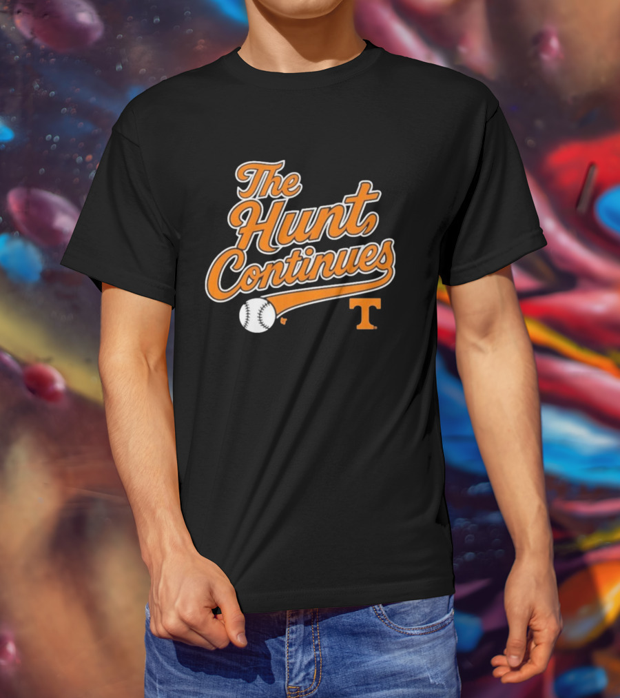 Tennessee Volunteers The Hunt Continues Baseball T T-Shirt