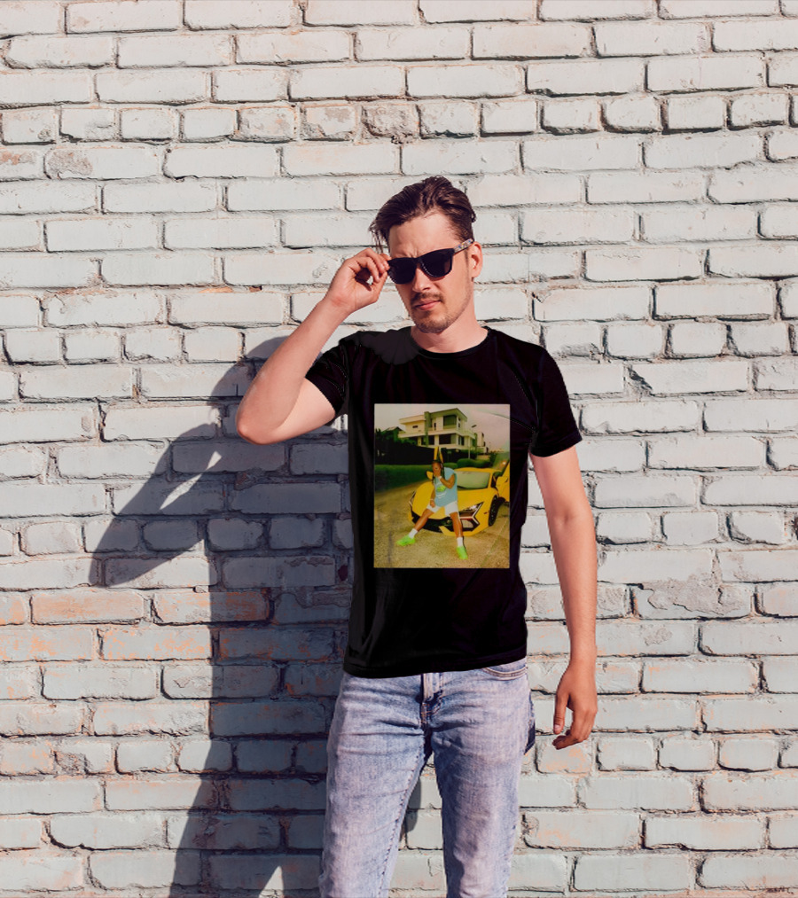 Thatojoboy Burna Boy Armless Style Yellow Sports Car Scene T-Shirt