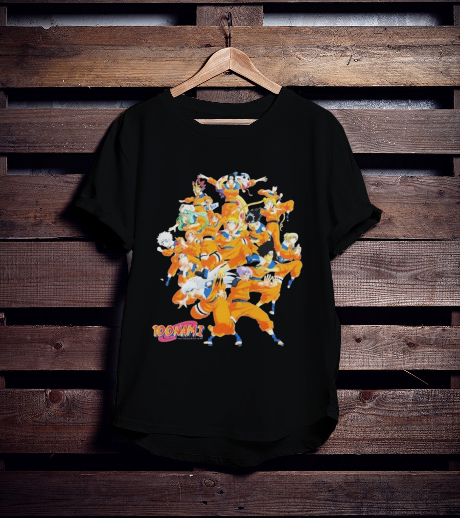 Toonami Cruel.void Shadow Clone Jutsu Anime Character Mashup T-Shirt