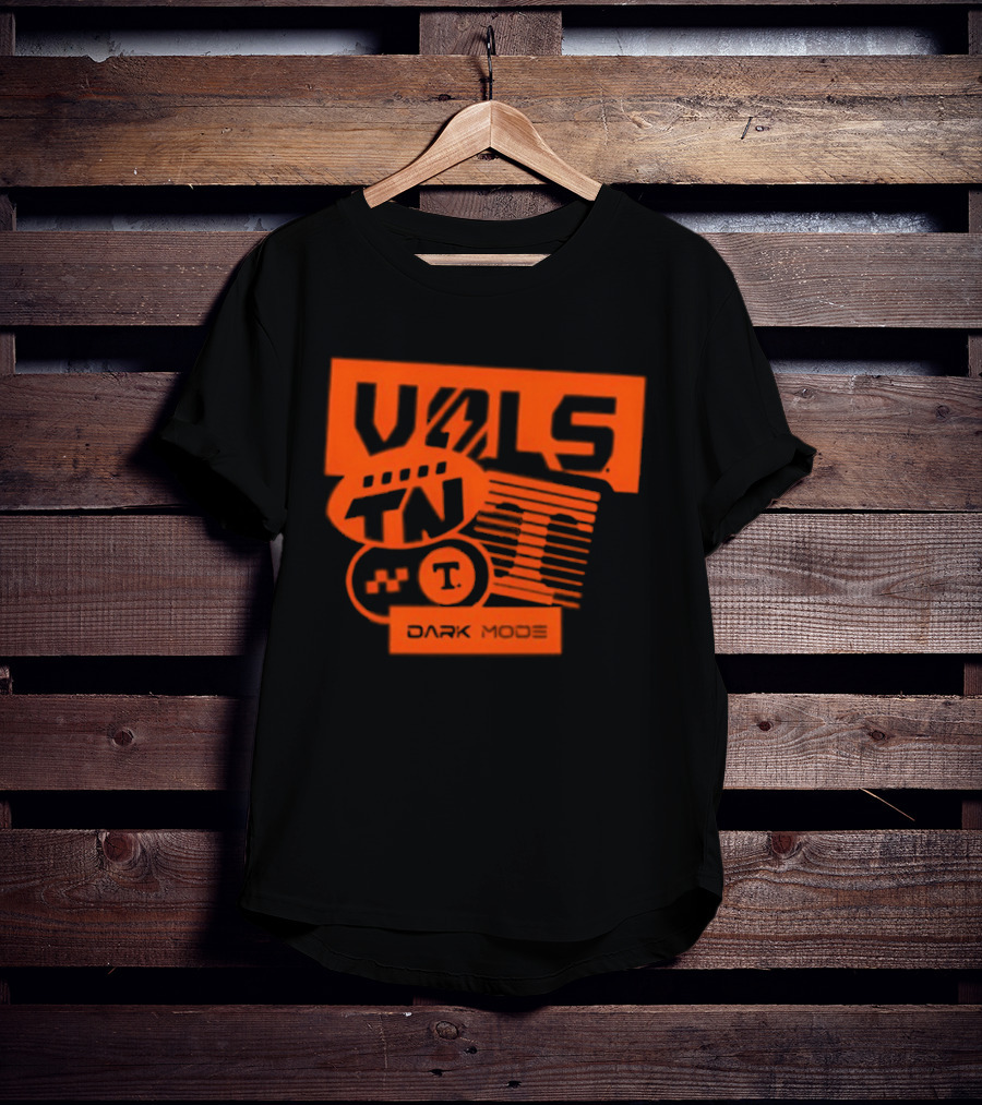 Vols Dark Mode TN Tennessee Volunteers Football UT T-Shirt