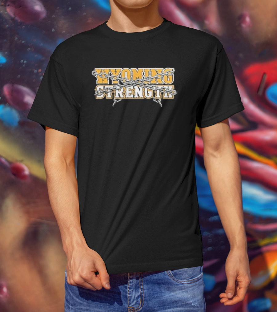 Wyoming Cowboys Strength Football Team Matchday T-Shirt