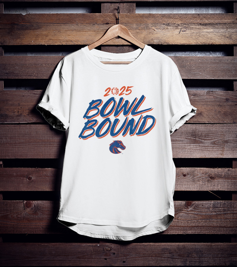 Boise State Broncos Bowl Bound 2025 Football NFL T-Shirt