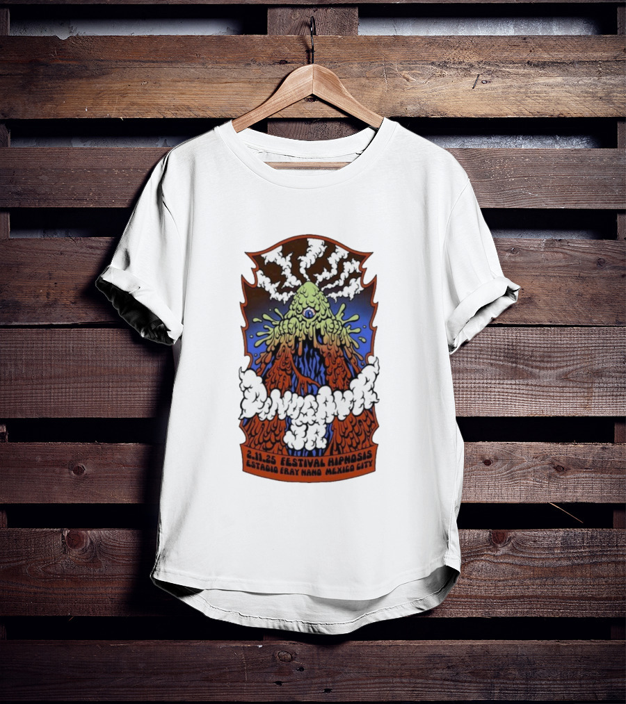 Dinosaur Jr. Festival Hipnosis 2025 Estadio Fray Nano Mexico City 2.11.25 T-Shirt