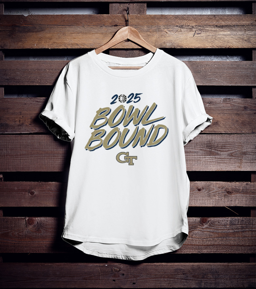 2025 Bowl Bound Georgia Tech Yellow Jackets Football CT T-Shirt