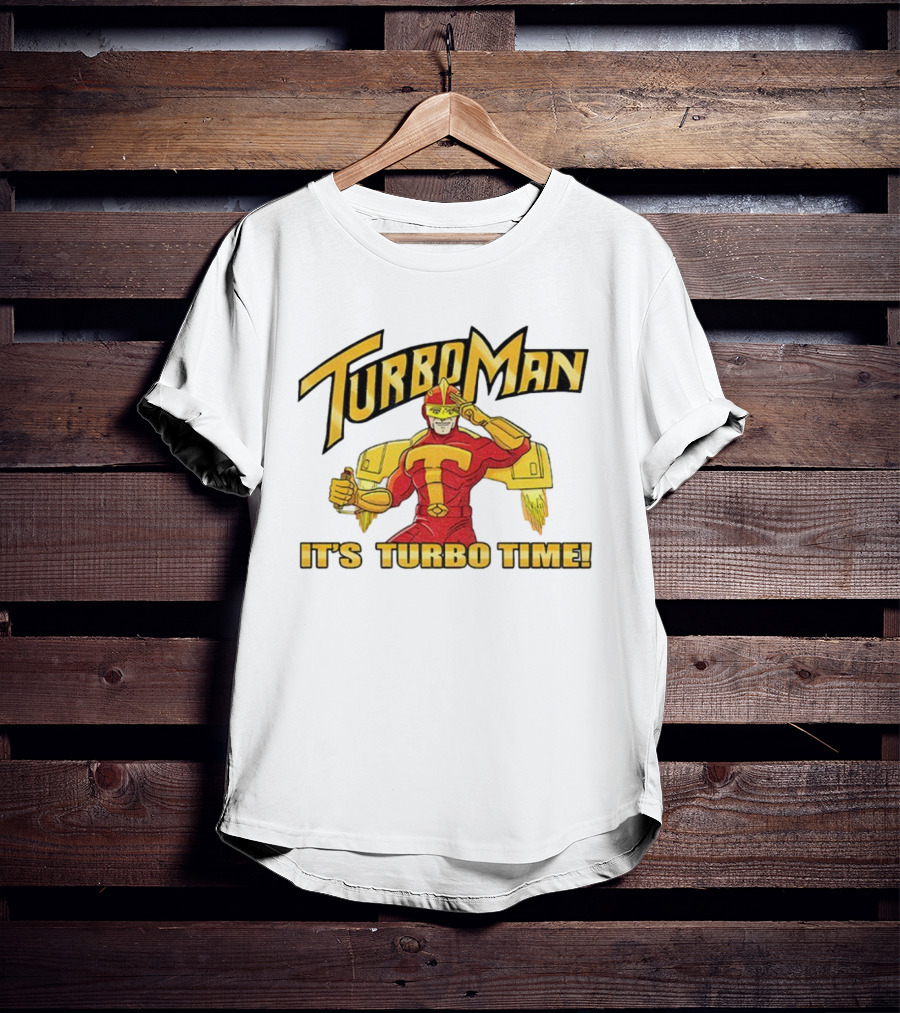 TurboMan It's Turbo Time Heroic Costume Power T-Shirt