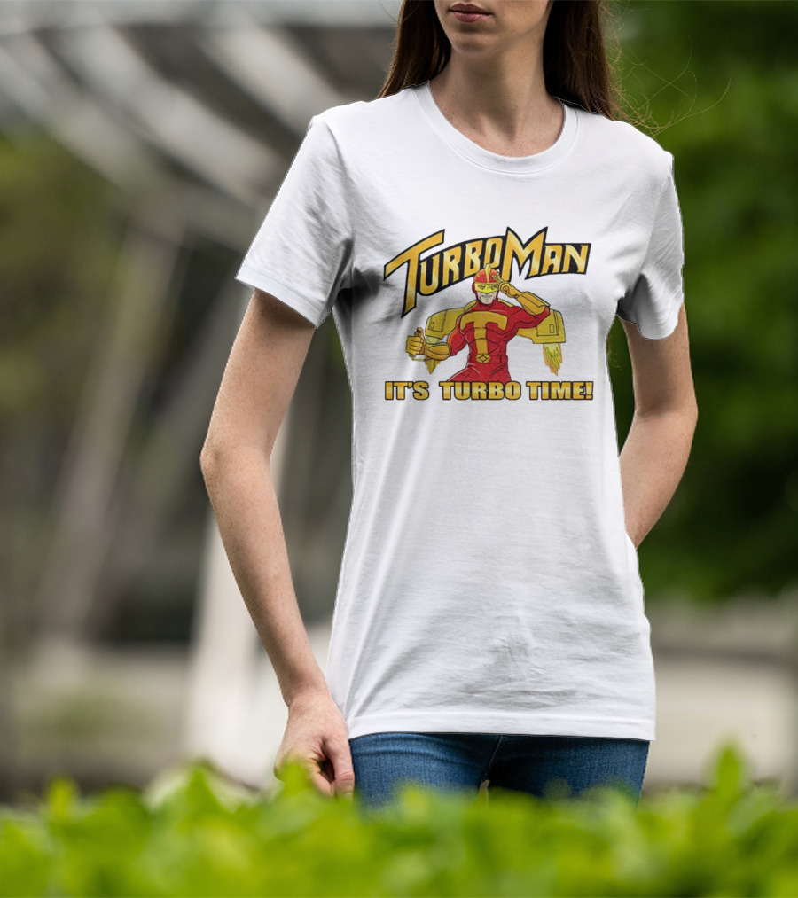 TurboMan It's Turbo Time Heroic Costume Power T-Shirt