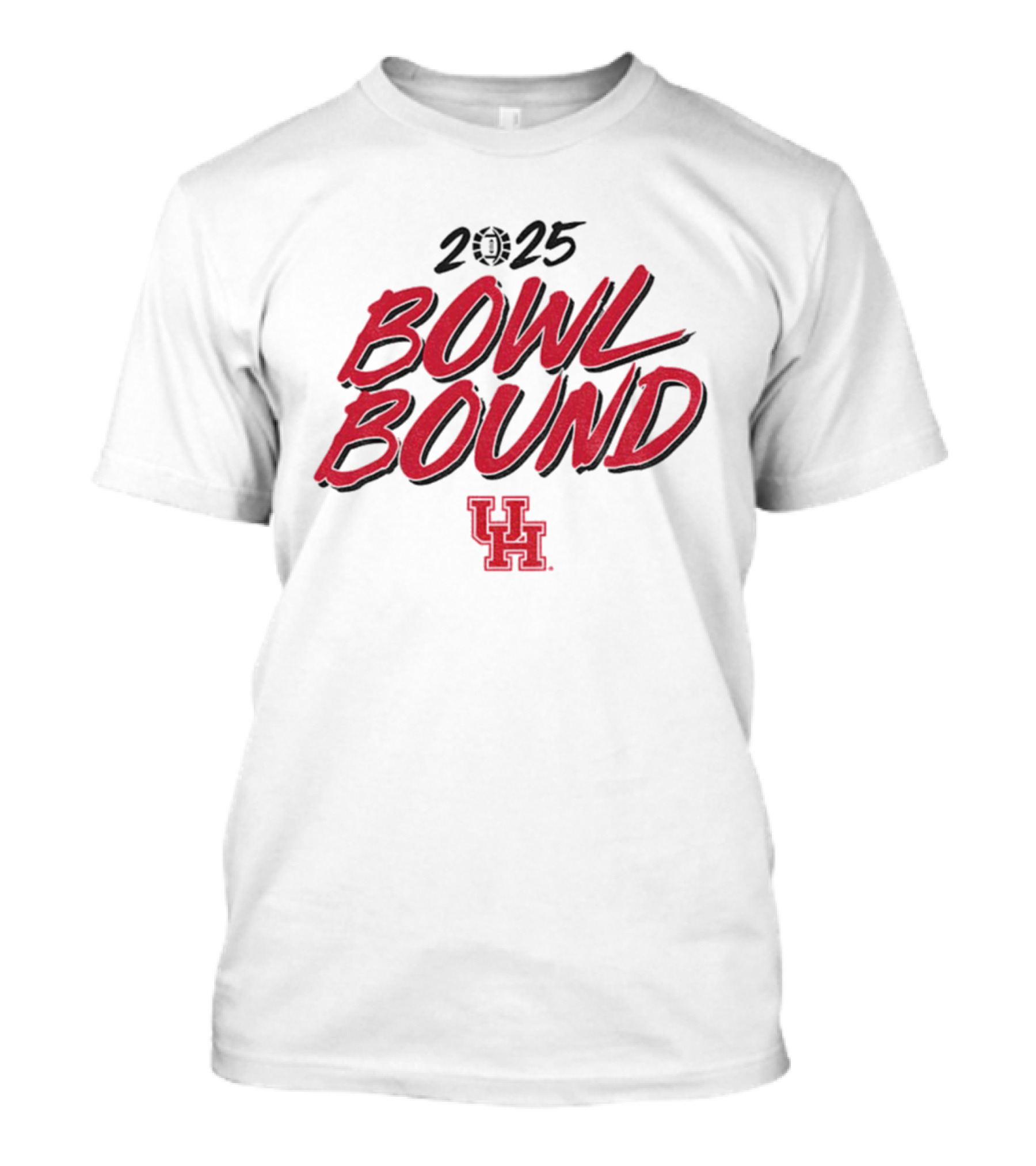Houston Cougars 2025 Bowl Bound UH Football T-Shirt